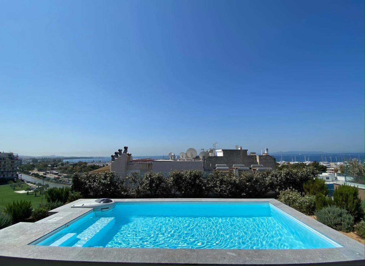 Athens Riviera 2-Bed Apt & Pool Access #Unoblu Zewnętrze zdjęcie