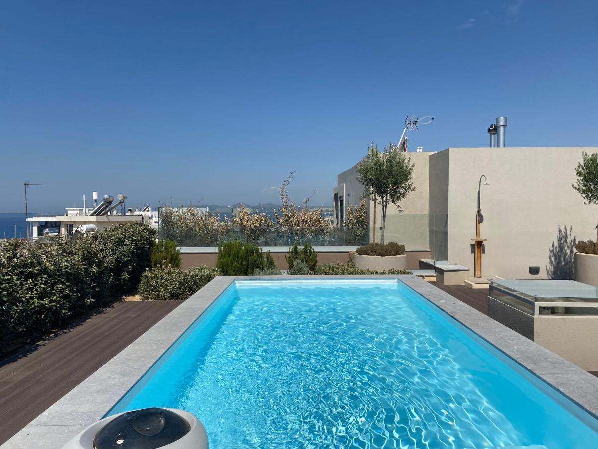 Athens Riviera 2-Bed Apt & Pool Access #Unoblu Zewnętrze zdjęcie