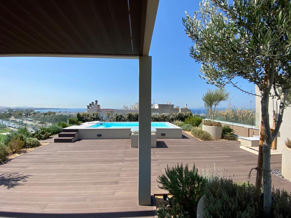 Athens Riviera 2-Bed Apt & Pool Access #Unoblu Zewnętrze zdjęcie